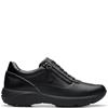 CLARKS WOMENS ZIP LACE TRAINER - BLACK MULTI